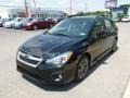 2012 Obsidian Black Pearl Subaru Impreza 2.0i Sport Premium 5 Door  photo #3