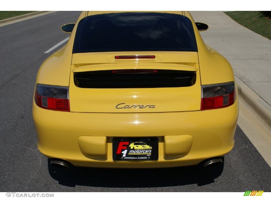 2004 911 Carrera Coupe - Speed Yellow / Black photo #3