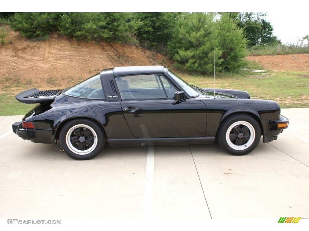 Black 1984 Porsche 911 Carrera Targa Exterior Photo #66044677