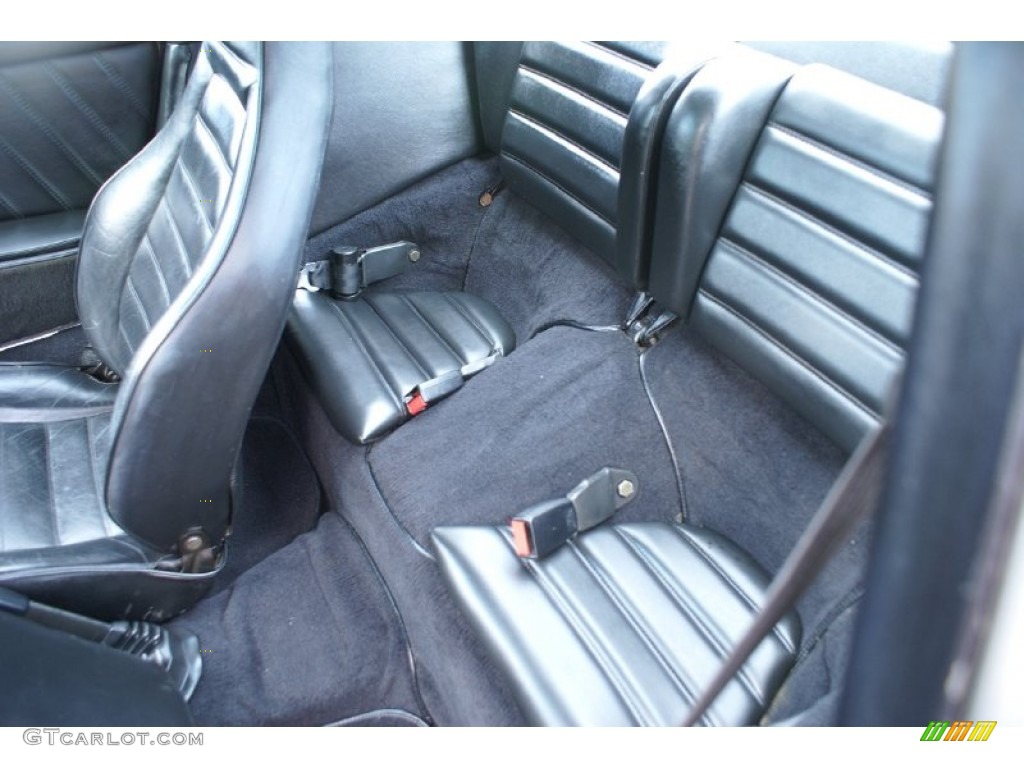 Black Interior 1984 Porsche 911 Carrera Targa Photo #66044884