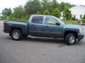 2008 Blue Granite Metallic Chevrolet Silverado 1500 LTZ Crew Cab 4x4  photo #4