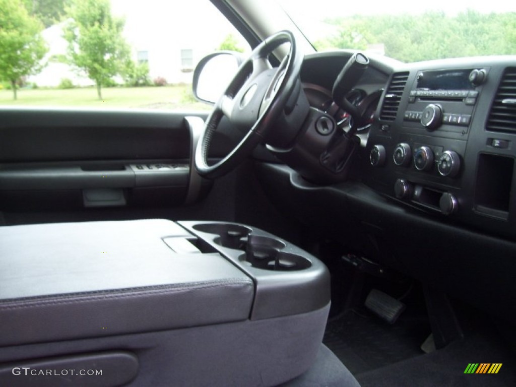 2008 Silverado 1500 LTZ Crew Cab 4x4 - Blue Granite Metallic / Ebony photo #10