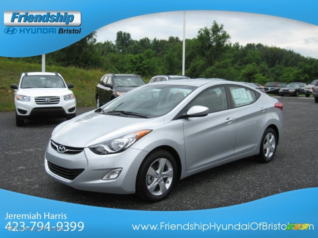 2013 Elantra GLS - Silver / Gray photo #3