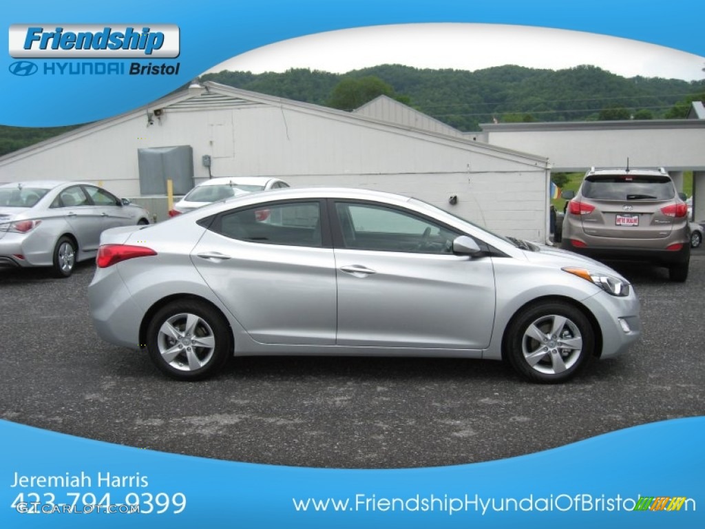 2013 Elantra GLS - Silver / Gray photo #6