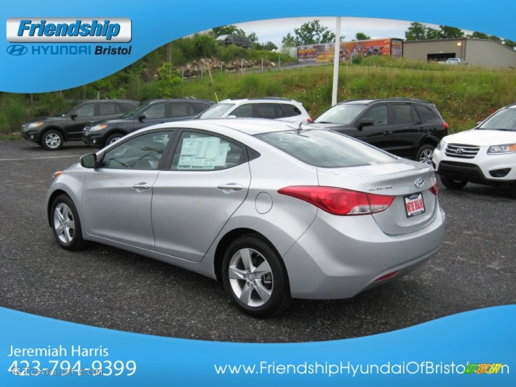 2013 Elantra GLS - Silver / Gray photo #9