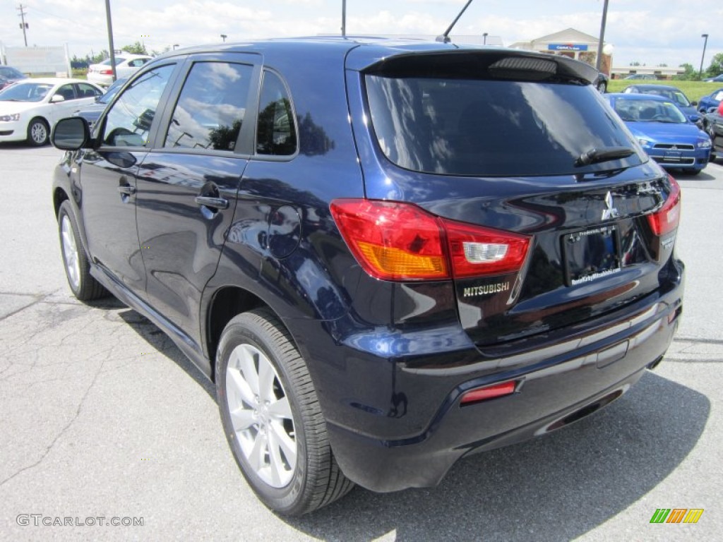 2012 Outlander Sport SE 4WD - Cosmic Blue / Black photo #3