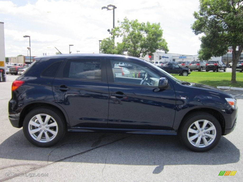 2012 Outlander Sport SE 4WD - Cosmic Blue / Black photo #6
