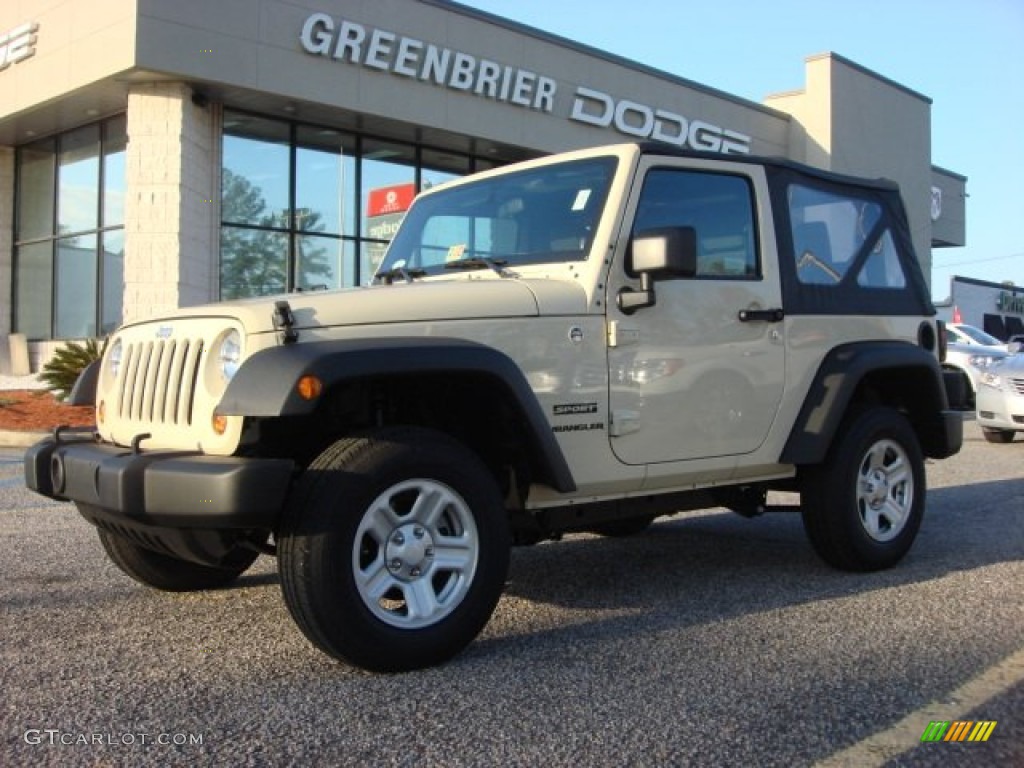 2011 Wrangler Sport 4x4 - Sahara Tan / Black photo #2