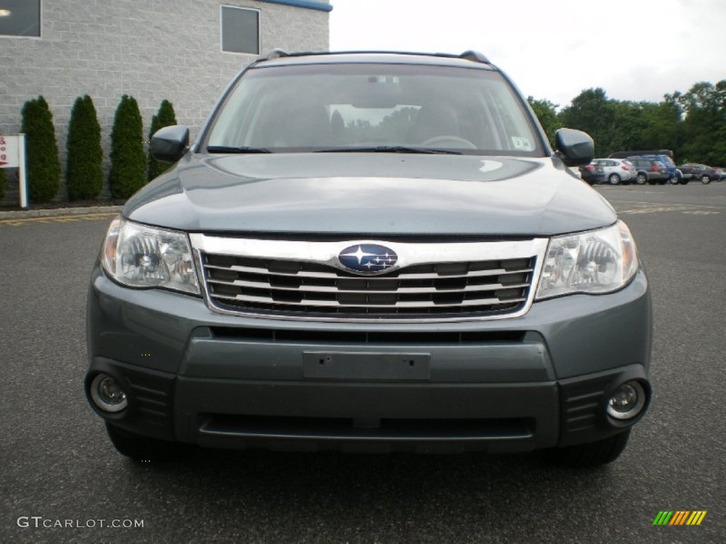 2009 Forester 2.5 X Limited - Sage Green Metallic / Platinum photo #2