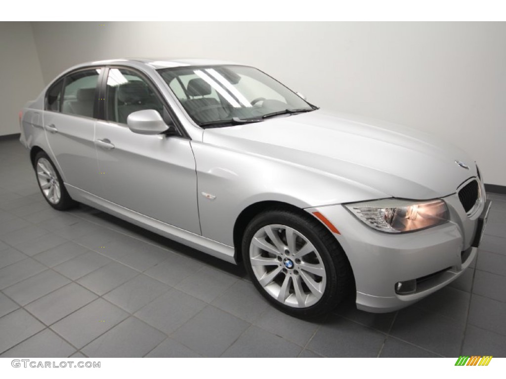 2009 3 Series 328i Sedan - Titanium Silver Metallic / Grey photo #8