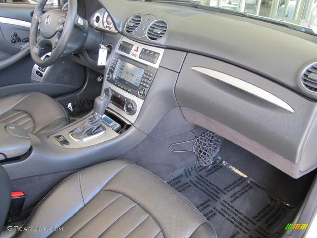 2005 Mercedes-Benz CLK 55 AMG Cabriolet Charcoal Dashboard Photo #66046527