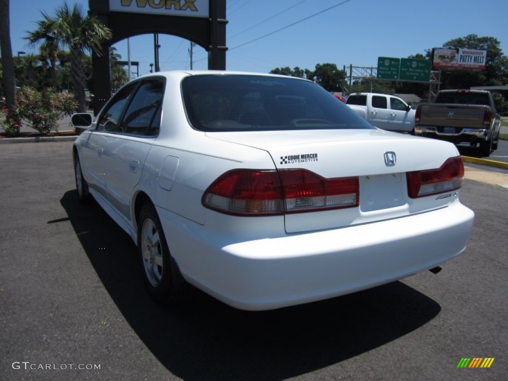 2001 Accord EX-L Sedan - Taffeta White / Ivory photo #9
