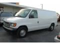 Oxford White 2001 Ford E Series Van E150 Cargo