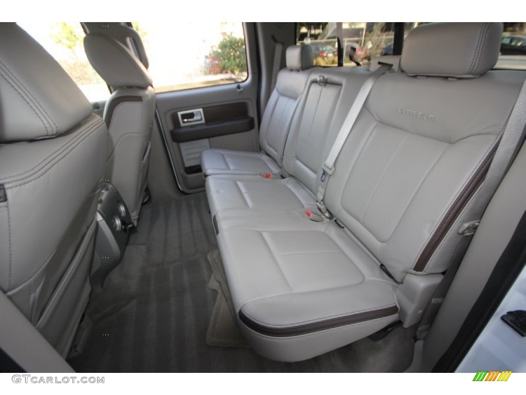 Medium Stone Leather/Sienna Brown Interior 2009 Ford F150 Platinum SuperCrew 4x4 Photo #66049003