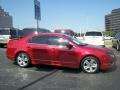 2011 Red Candy Metallic Ford Fusion Sport  photo #46