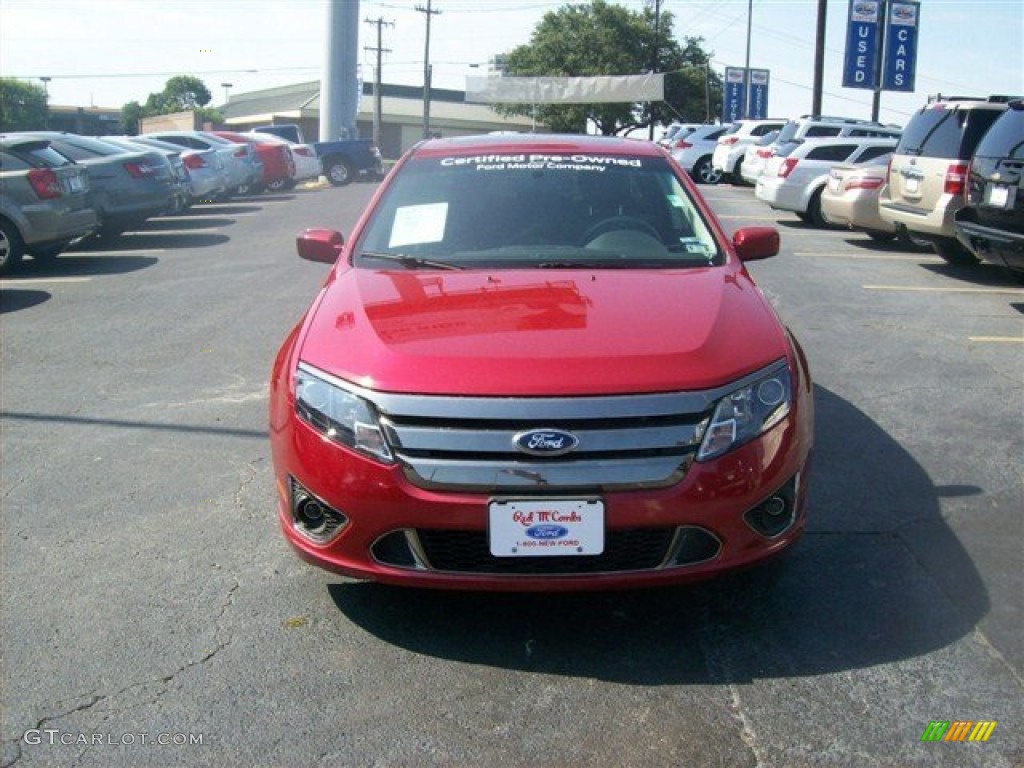 2011 Fusion Sport - Red Candy Metallic / Sport Black/Charcoal Black photo #52