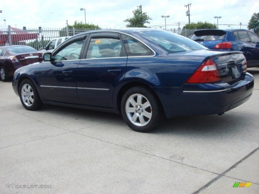 2005 Five Hundred SEL - Dark Blue Pearl Metallic / Shale Grey photo #5