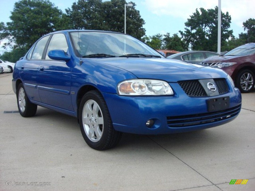 2006 Sentra 1.8 S Special Edition - Sapphire Blue Metallic / Charcoal photo #1