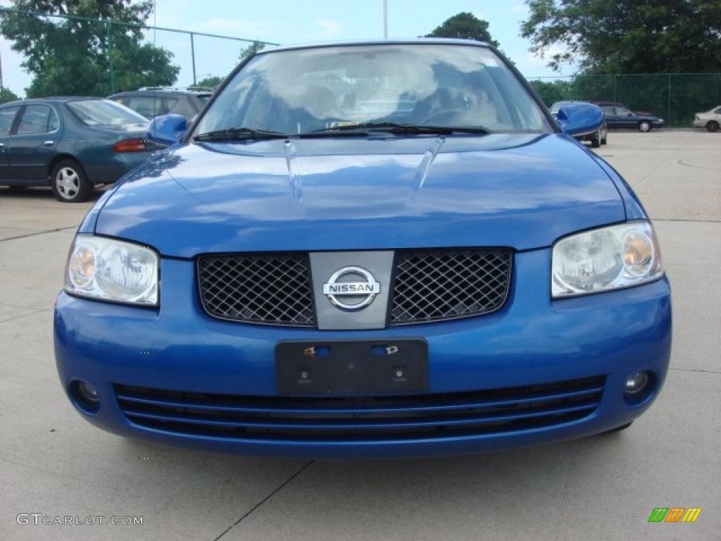 2006 Sentra 1.8 S Special Edition - Sapphire Blue Metallic / Charcoal photo #8