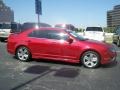 2010 Red Candy Metallic Ford Fusion Sport  photo #23