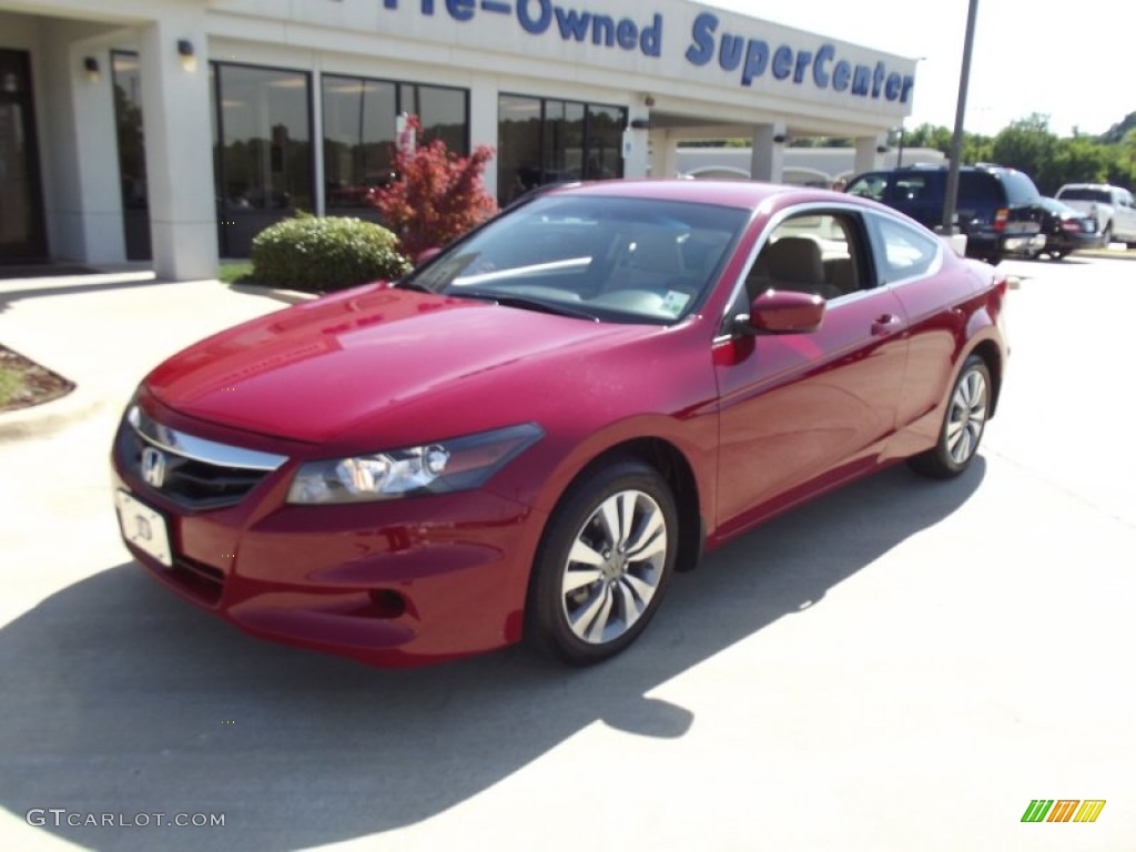 2011 Accord LX-S Coupe - Basque Red Pearl / Ivory photo #1