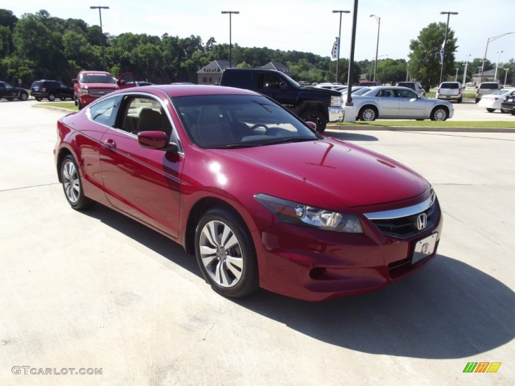 2011 Accord LX-S Coupe - Basque Red Pearl / Ivory photo #2