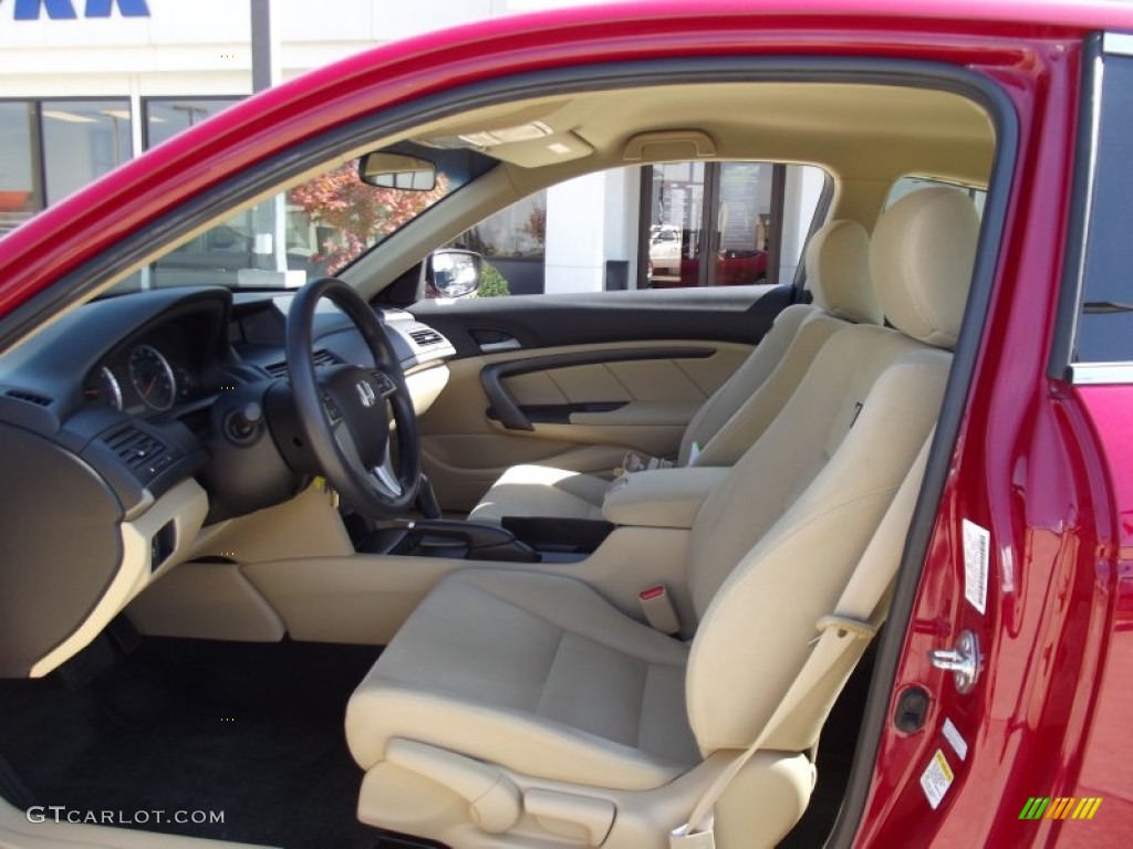 2011 Accord LX-S Coupe - Basque Red Pearl / Ivory photo #13