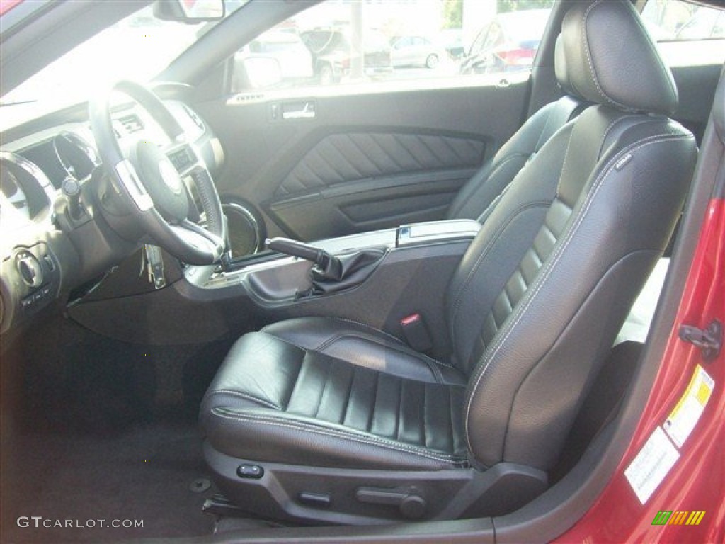 2011 Mustang V6 Premium Coupe - Red Candy Metallic / Charcoal Black photo #4