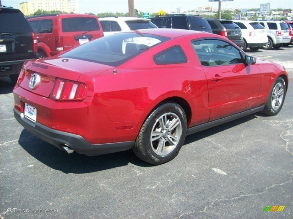2011 Mustang V6 Premium Coupe - Red Candy Metallic / Charcoal Black photo #18
