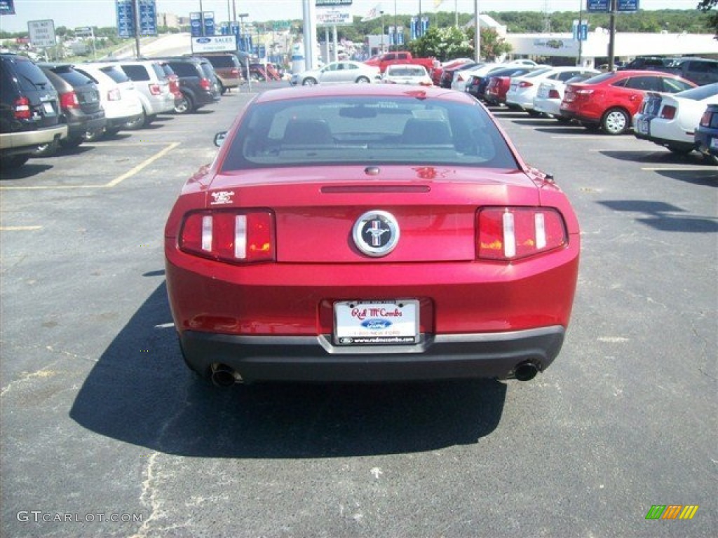 2011 Mustang V6 Premium Coupe - Red Candy Metallic / Charcoal Black photo #19