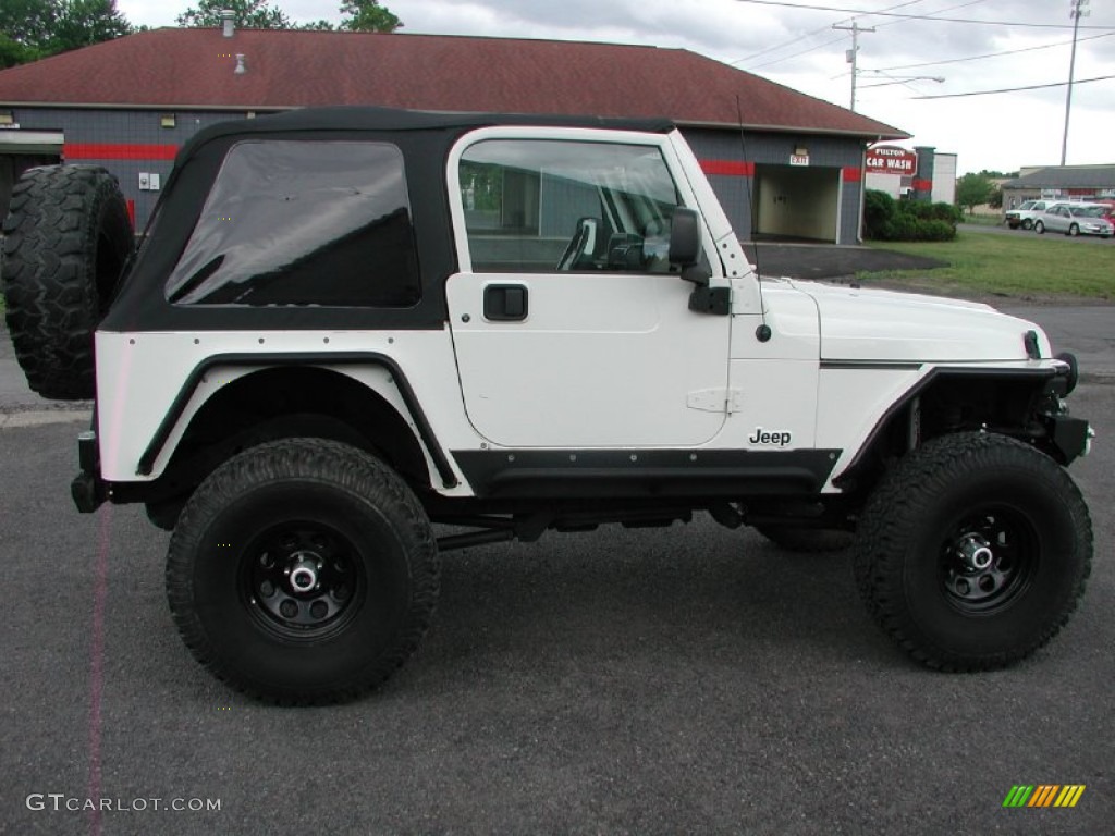 2001 Wrangler Sahara 4x4 - Stone White / Camel/Dark Green photo #10