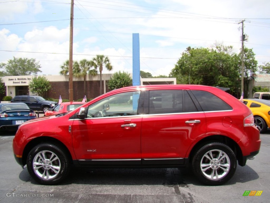 Red Candy Metallic 2010 Lincoln MKX FWD Exterior Photo #66053389