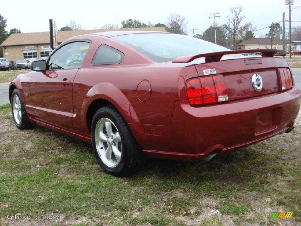 2007 Mustang GT Deluxe Coupe - Redfire Metallic / Dark Charcoal photo #4