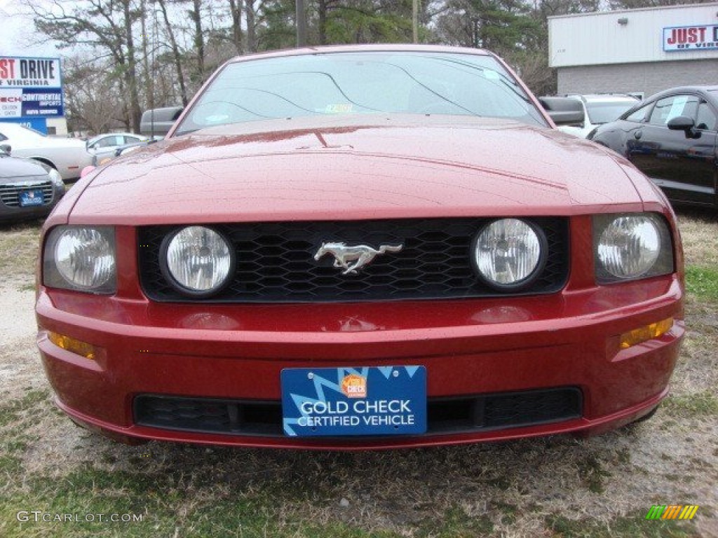 2007 Mustang GT Deluxe Coupe - Redfire Metallic / Dark Charcoal photo #8