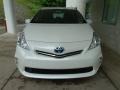 2012 Blizzard White Pearl Toyota Prius v Three Hybrid  photo #5