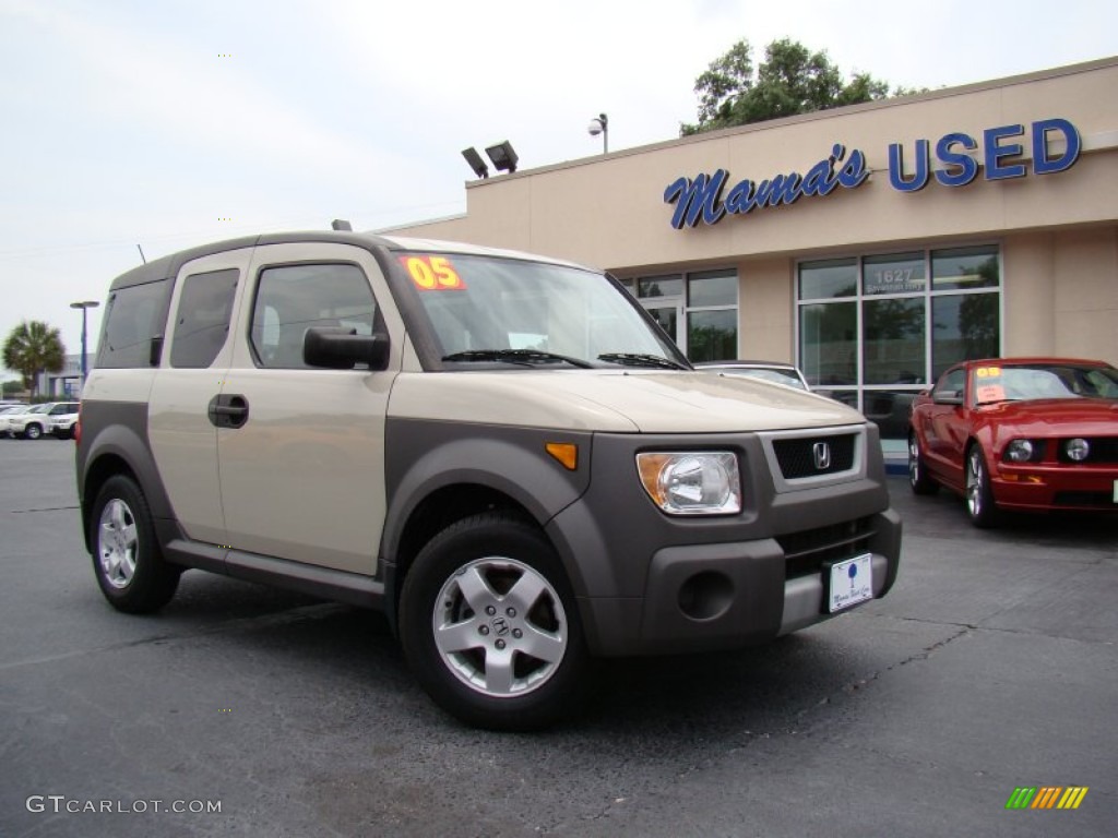 2005 Element EX AWD - Cargo Khaki / Black/Gray photo #29