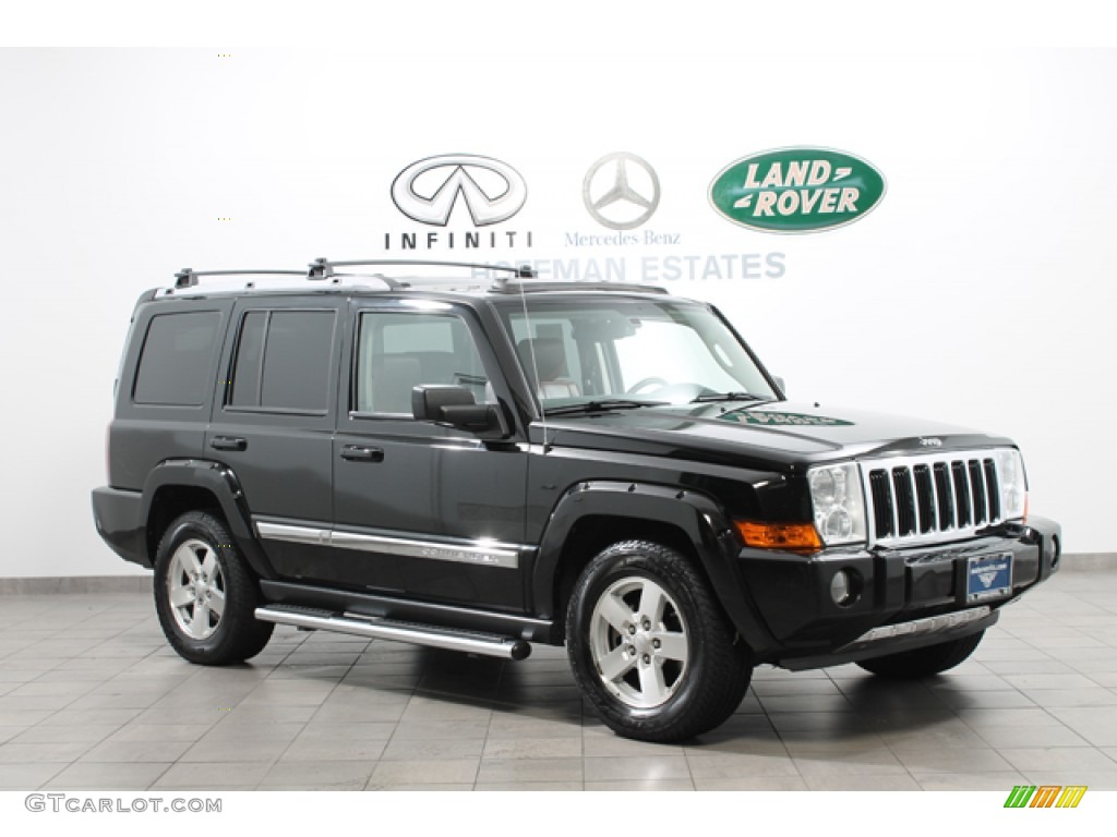 2006 Commander Limited 4x4 - Black / Saddle Brown photo #1
