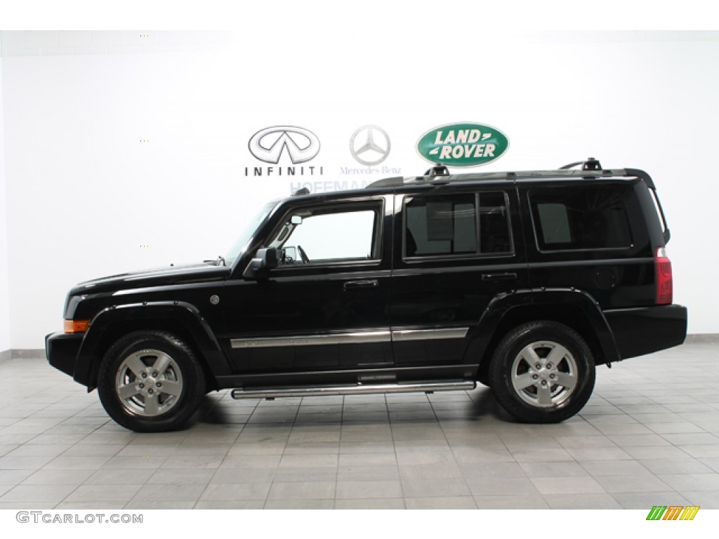 2006 Commander Limited 4x4 - Black / Saddle Brown photo #2