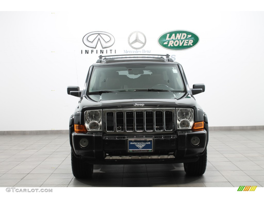 2006 Commander Limited 4x4 - Black / Saddle Brown photo #3