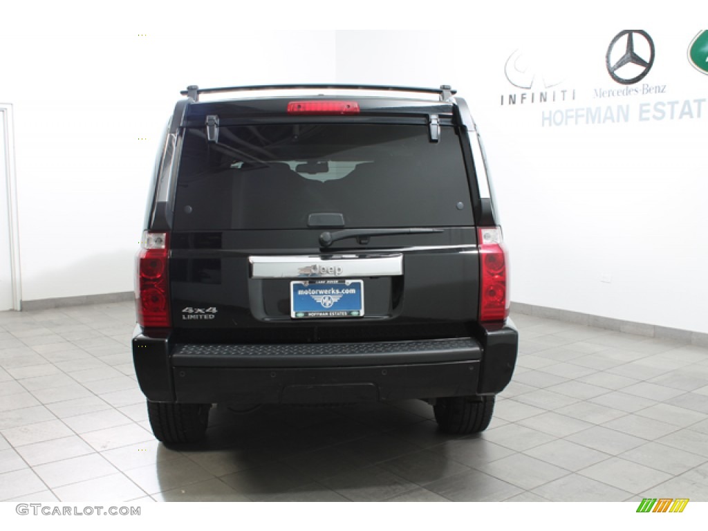 2006 Commander Limited 4x4 - Black / Saddle Brown photo #4