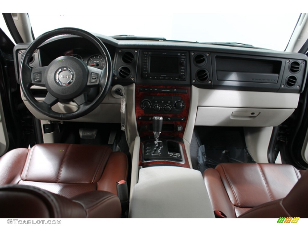 2006 Commander Limited 4x4 - Black / Saddle Brown photo #6