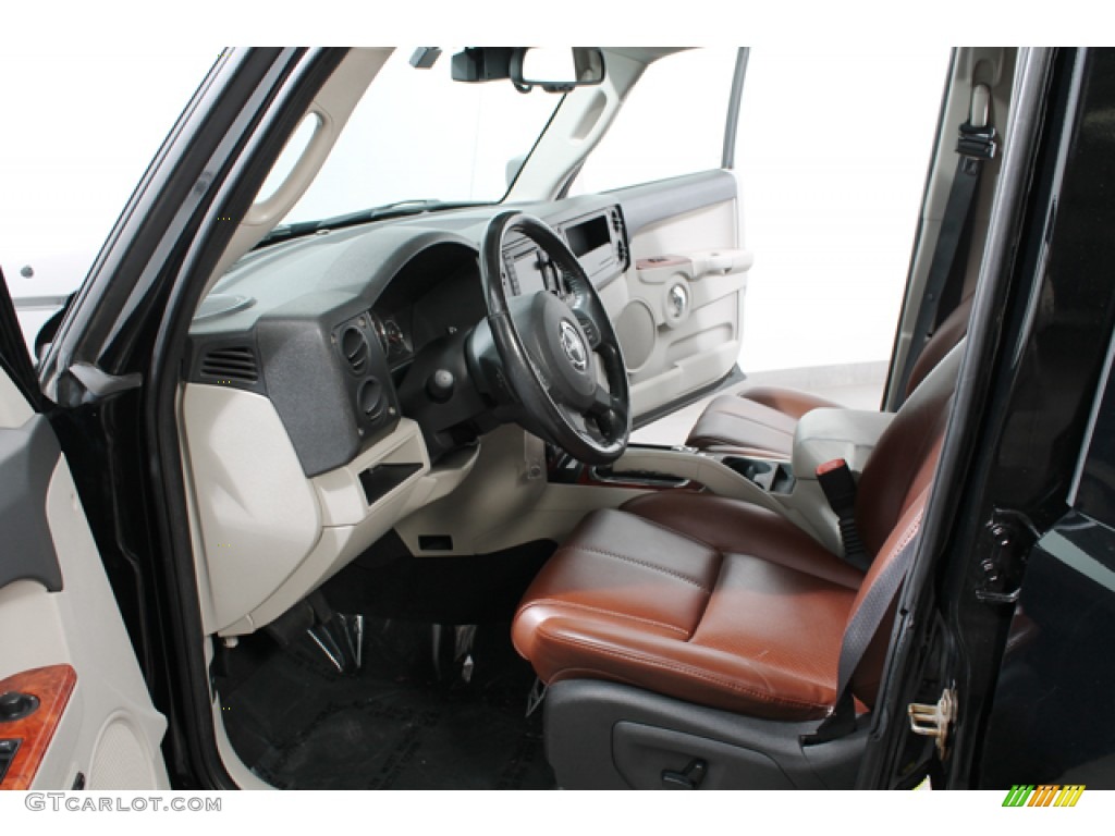 2006 Commander Limited 4x4 - Black / Saddle Brown photo #18