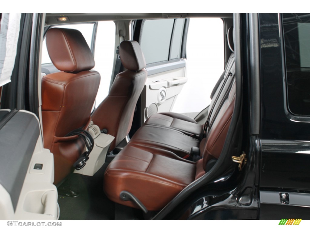 2006 Commander Limited 4x4 - Black / Saddle Brown photo #19