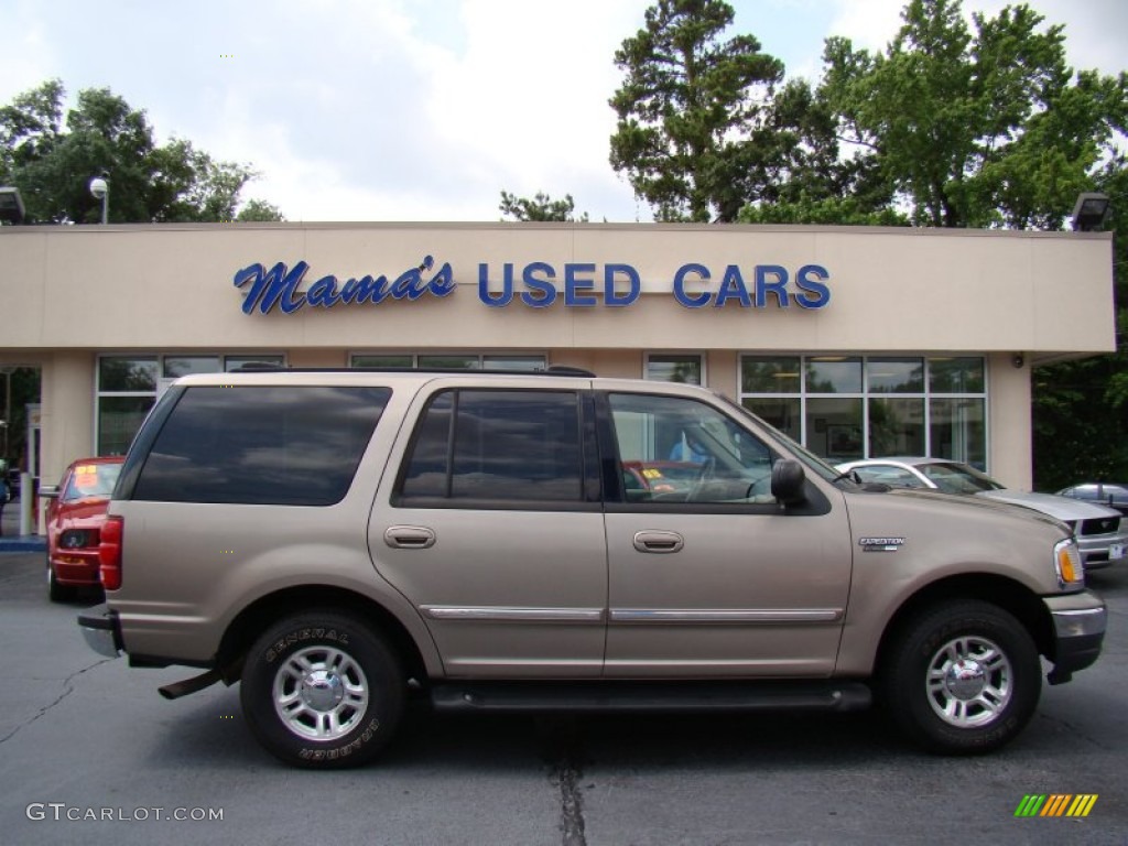 2001 Expedition XLT - Arizona Beige Metallic / Medium Parchment photo #1