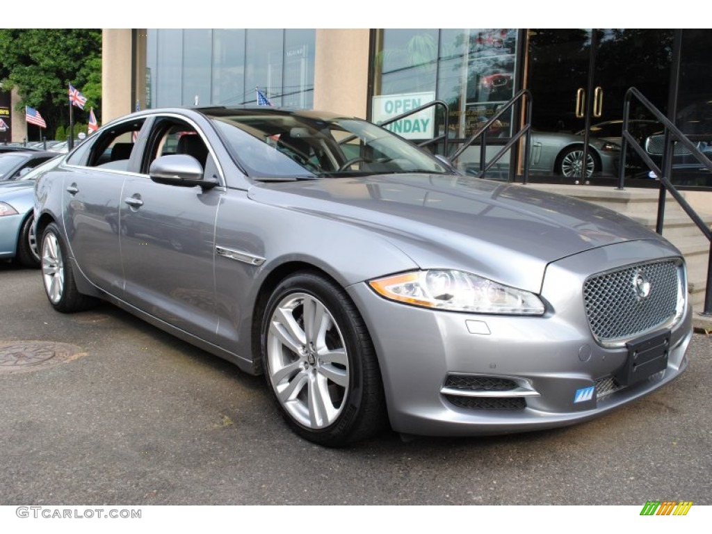 Lunar Grey Metallic 2011 Jaguar XJ XJL Exterior Photo #66056315