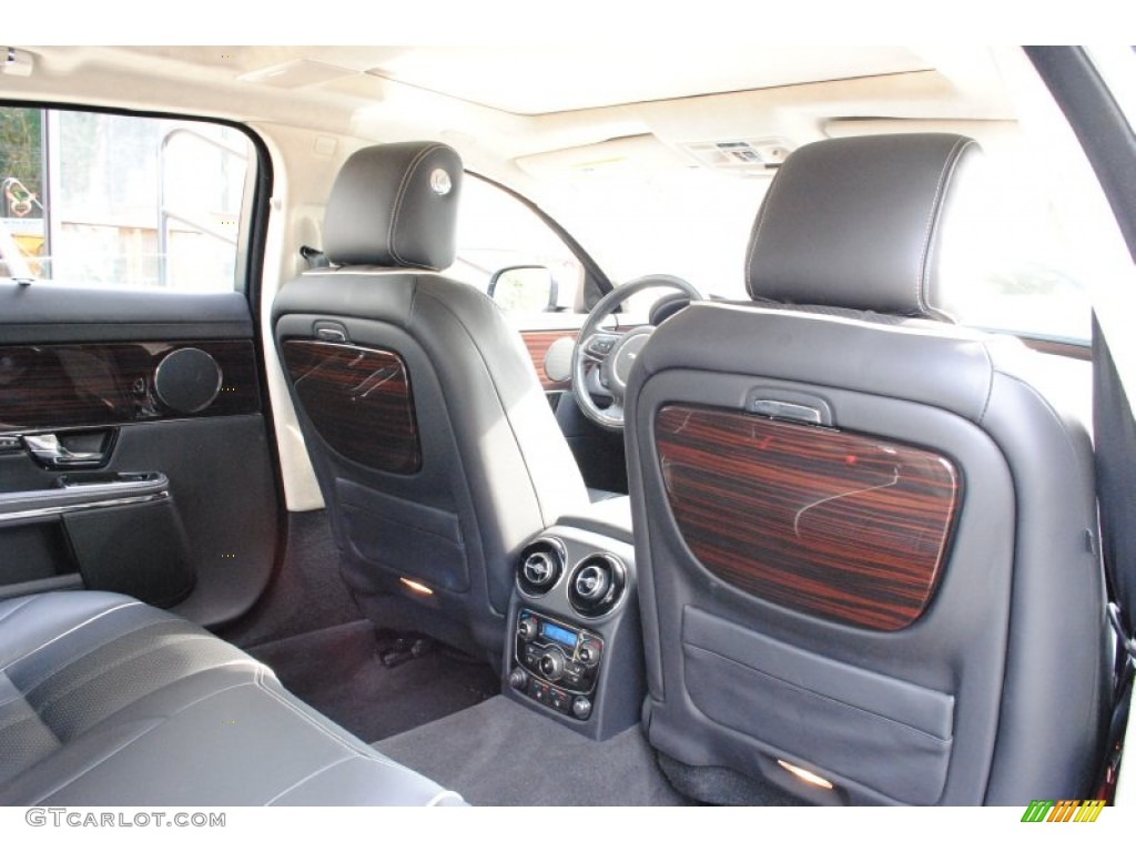 Jet Black/Ivory Interior 2011 Jaguar XJ XJL Photo #66056375