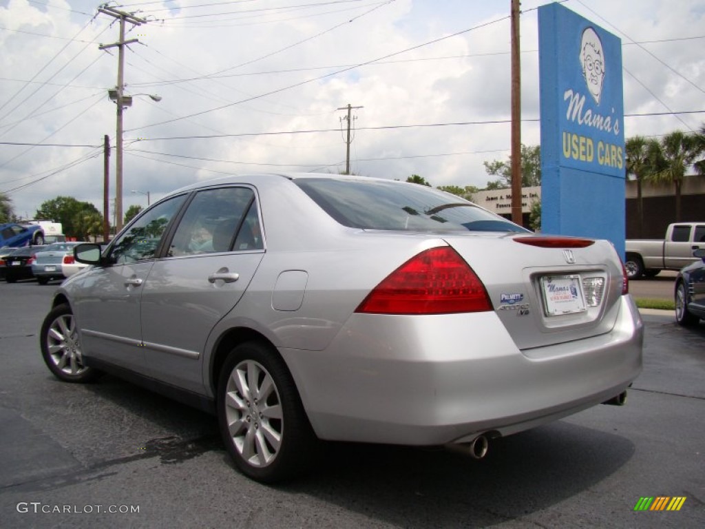 2006 Accord LX V6 Sedan - Alabaster Silver Metallic / Black photo #29
