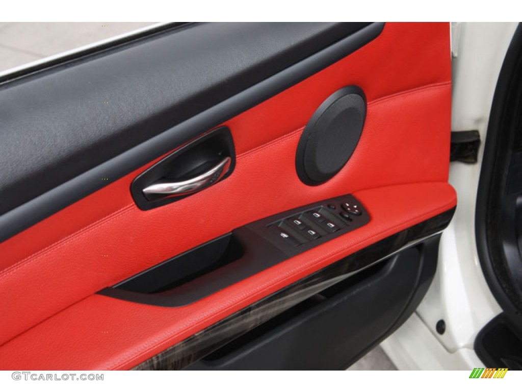 2008 3 Series 328i Convertible - Alpine White / Coral Red/Black photo #15