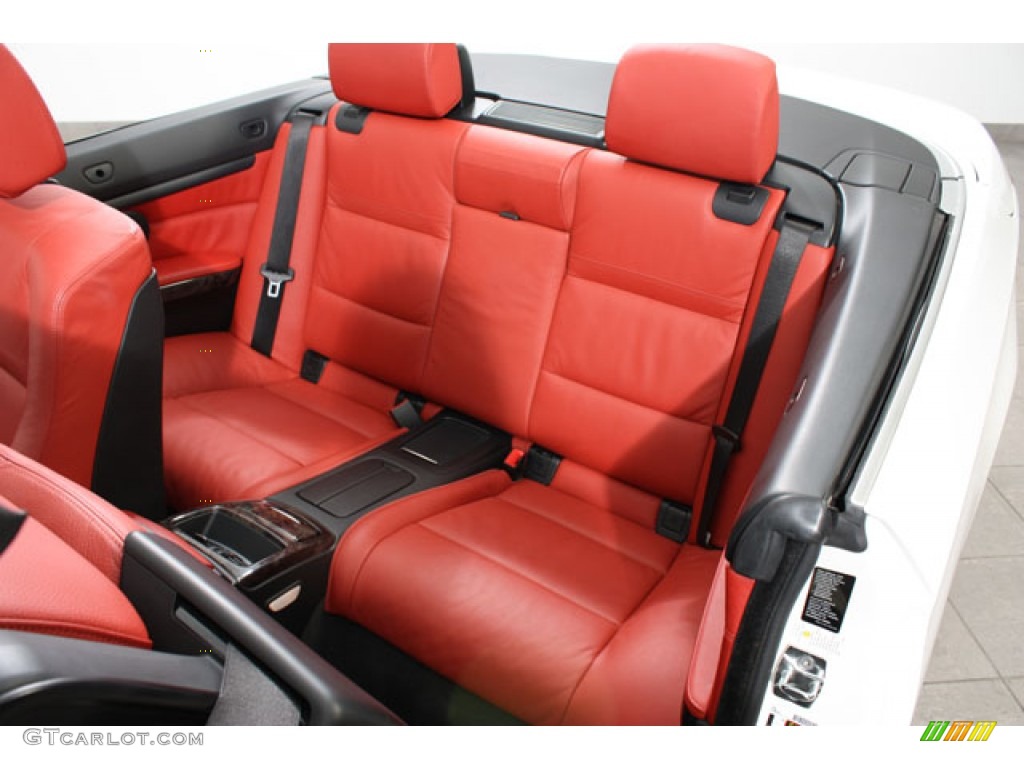 2008 3 Series 328i Convertible - Alpine White / Coral Red/Black photo #17