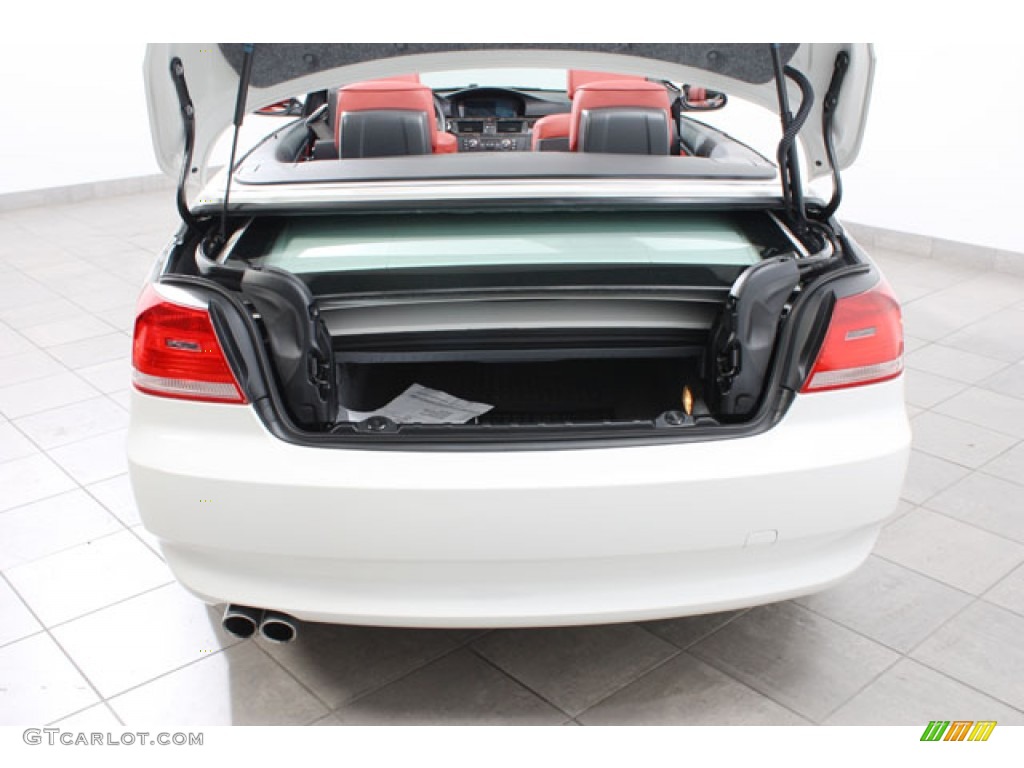 2008 3 Series 328i Convertible - Alpine White / Coral Red/Black photo #21